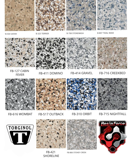 Flake & Quartz Colors (1) Flake & Quartz Colors (1)